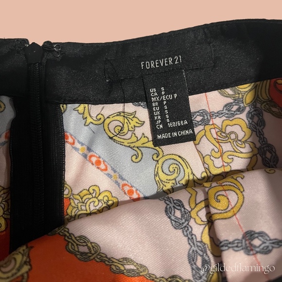 Scarf Print Wrap Skirt - Picture 5 of 10